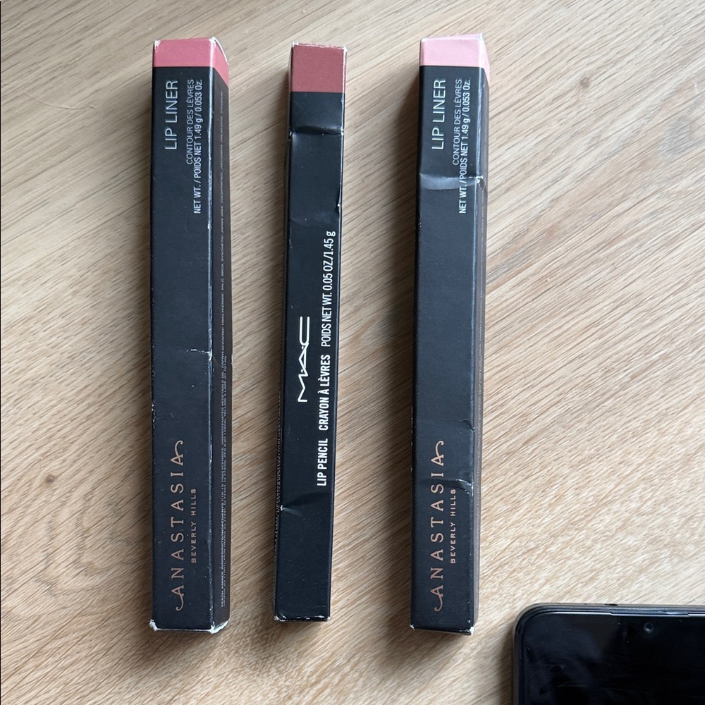 Anastasia Beverly Hills Lip Liner Trio - Pink and Black